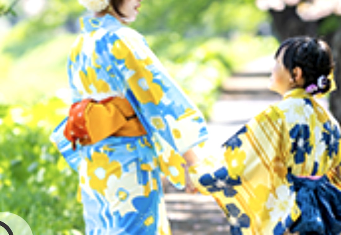 浴衣でお祭り